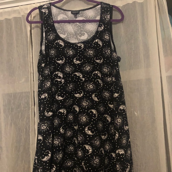 sun and moon dress plus size